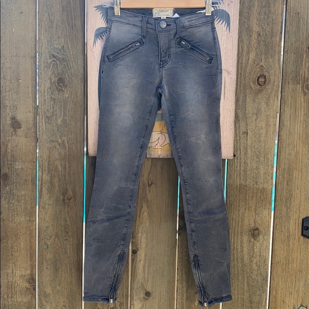 Current Elliott/ THE SILVERLAKE ZIP skinny